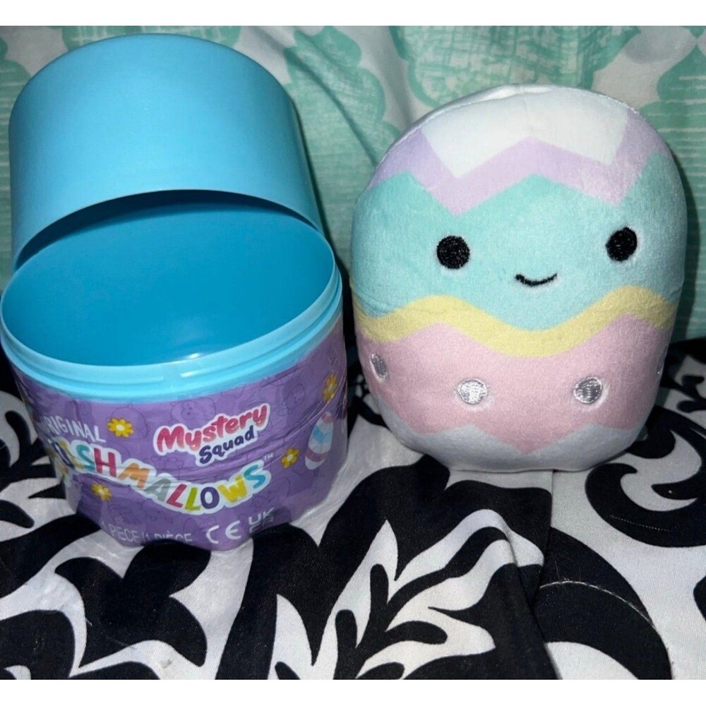 Squishmallows mystery Easter capsule Egg 4” blue capsule